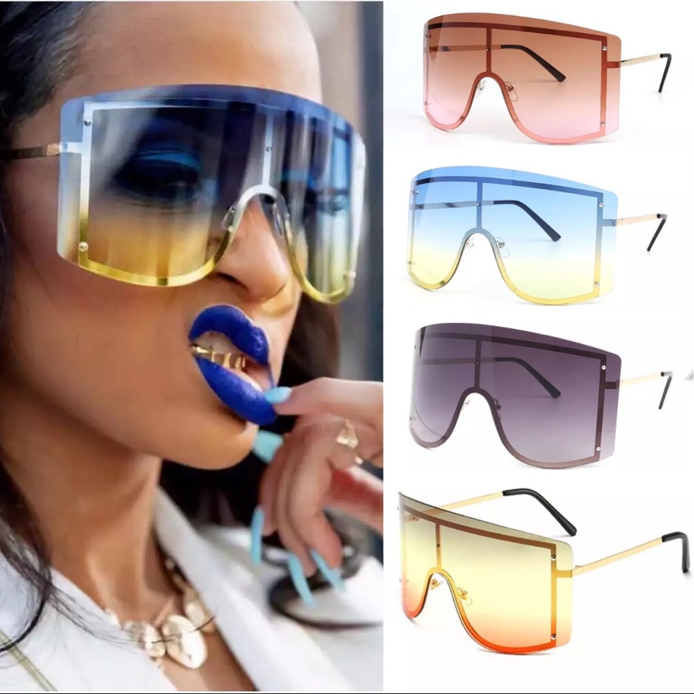Oversized Gradient sunglasses - Picture 2 of 9